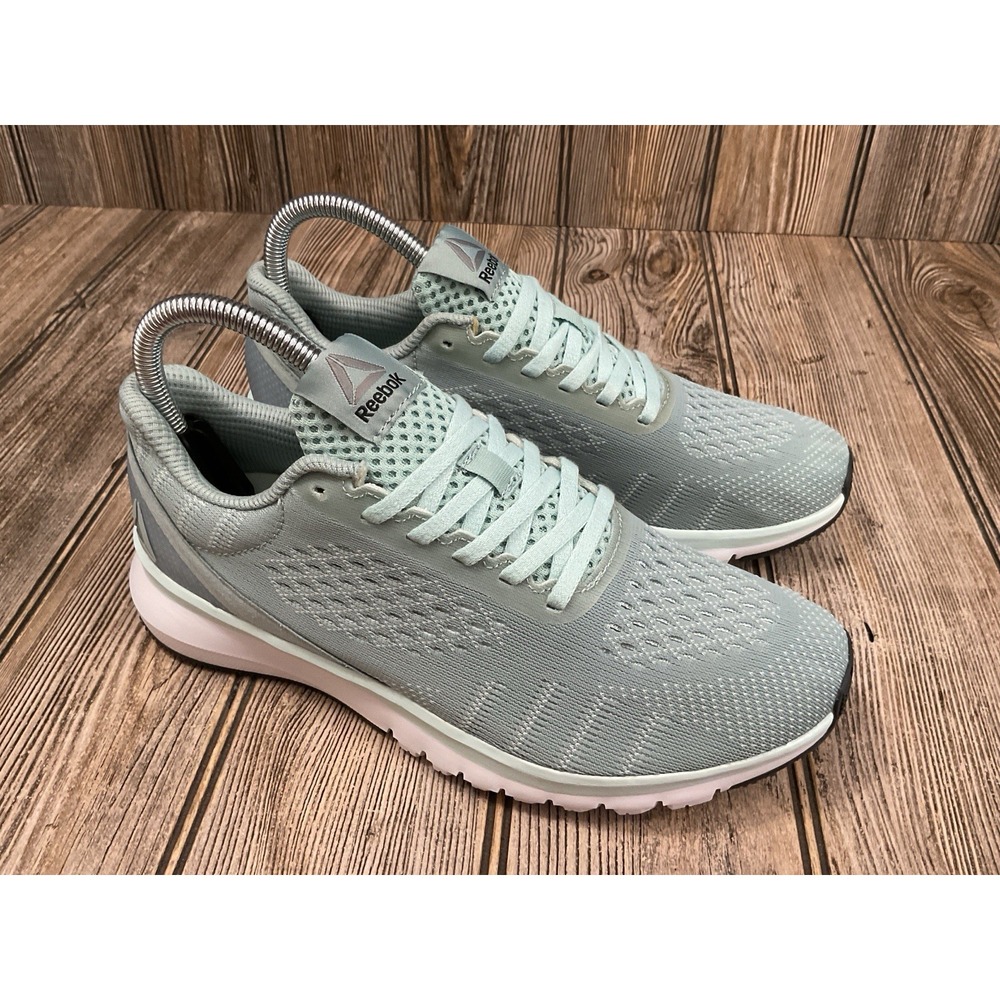 NEW Reebok Print Smooth Ultraknit Running Shoes Minte Green BD4538 Women's 7.5